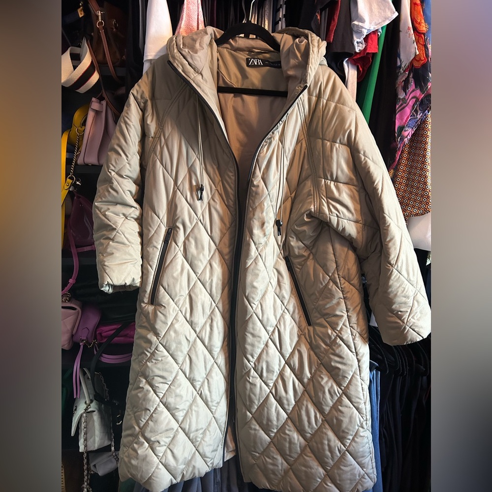 Zara puffer coat
